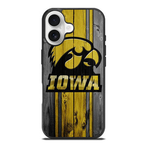 IOWA HAWKEYES WOODEN iPhone 17 Case Cover