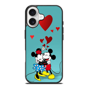 MICKEY AND MINNIE MOUSE HUG iPhone 17 Case Cover
