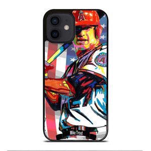 MIKE TROUT LOS ANGELES ANGELS BASEBALL iPhone 12 Mini Case Cover MIKE TROUT LOS ANGELES ANGELS BASEBALL iPhone 12 Mini Case Cover