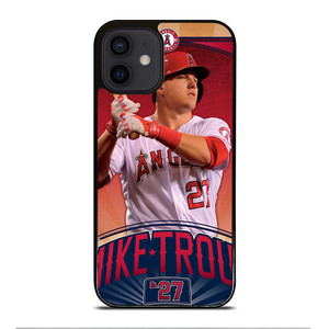 MIKE TROUT LOS ANGELES ANGELS 27 iPhone 12 Mini Case Cover MIKE TROUT LOS ANGELES ANGELS 27 iPhone 12 Mini Case Cover