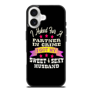 PARTNER IN CRIME HUSBAND iPhone 17 Case Cover