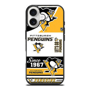 PITTSBURGH PENGUINS LOGO COLLAGE iPhone 17 Case Cover