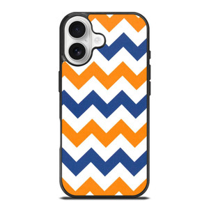 RILEY BLAKE ORANGE AND BLUE STRIPE iPhone 17 Case Cover
