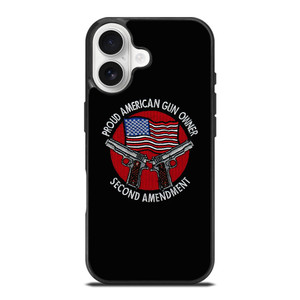 SECOND AMENDMENT AMERICAN GUN LOGO iPhone 17 Case Cover