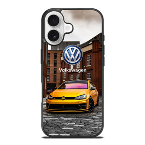 VW VOLKSWAGEN GTI CAR YEELOW iPhone 17 Case Cover