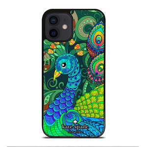 KATE SPADE NEW YORK PEACOCK iPhone 12 Mini Case Cover KATE SPADE NEW YORK PEACOCK iPhone 12 Mini Case Cover