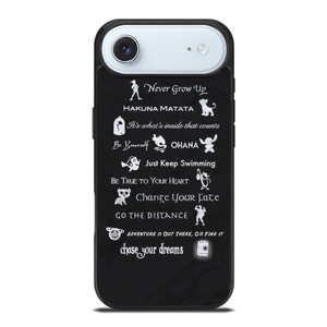 DISNEY LESSONS BLACK MARBLE iPhone Air Case Cover