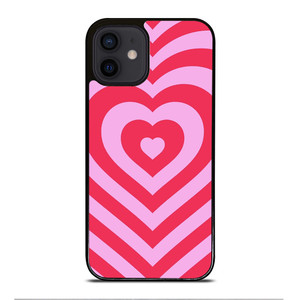 HEARTS PINK iPhone 12 Mini Case Cover HEARTS PINK iPhone 12 Mini Case Cover