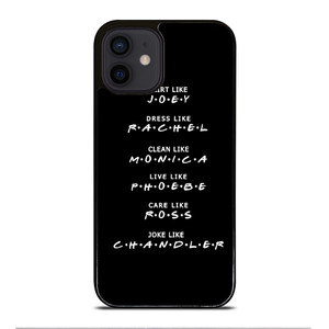 FRIENDS TV SERIES QUOTES iPhone 12 Mini Case Cover