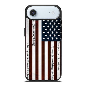 USA RED QUOTES iPhone Air Case Cover