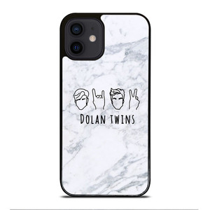 DOLAN TWINS MARBLE LOGO iPhone 12 Mini Case Cover