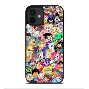 DISNEY CARTOON COLLAGE iPhone 12 Mini Case Cover
