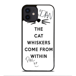 DAN AND PHIL THE WHISKERS 2 iPhone 12 Mini Case Cover DAN AND PHIL THE WHISKERS 2 iPhone 12 Mini Case Cover
