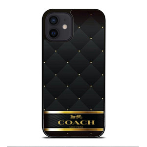 COACH GOLD LOGO iPhone 12 Mini Case Cover