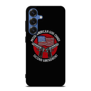 SECOND AMENDMENT AMERICAN GUN LOGO Samsung Galaxy S26 Case Cover