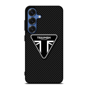 TRIUMPH MOTORCYCLE CARBON LOGO Samsung Galaxy S26 Case Cover