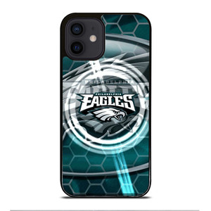 PHILADELPHIA EAGLES HEXAGON iPhone 12 Mini Case Cover PHILADELPHIA EAGLES HEXAGON iPhone 12 Mini Case Cover
