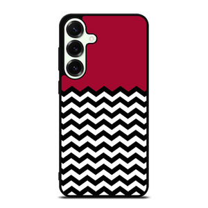 COLOR BLOCK DARK RED CHEVRON Samsung Galaxy S26 Plus Case Cover
