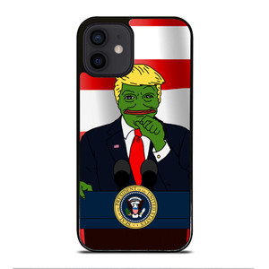 PEPE THE SMUG FROG DONALD TRUMP iPhone 12 Mini Case Cover