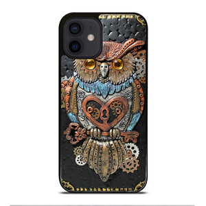 OWL STEAMPUNK BOOK iPhone 12 Mini Case Cover