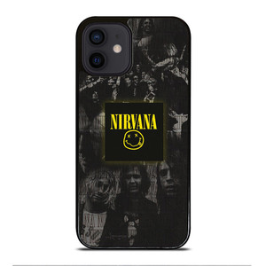 NIRVANA ROCK BAND LOGO iPhone 12 Mini Case Cover NIRVANA ROCK BAND LOGO iPhone 12 Mini Case Cover