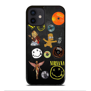 NIRVANA ROCK BAND ART iPhone 12 Mini Case Cover