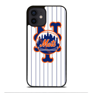 NEW YORK METS STRIPE iPhone 12 Mini Case Cover NEW YORK METS STRIPE iPhone 12 Mini Case Cover