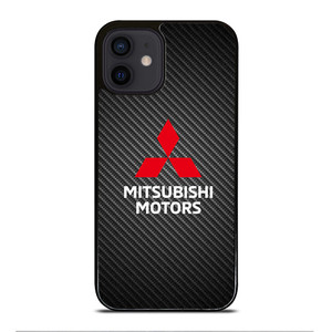 MITSUBISHI MOTORS CARBON LOGO iPhone 12 Mini Case Cover MITSUBISHI MOTORS CARBON LOGO iPhone 12 Mini Case Cover
