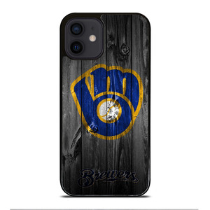 MILWAUKEE BREWERS WOODEN iPhone 12 Mini Case Cover MILWAUKEE BREWERS WOODEN iPhone 12 Mini Case Cover