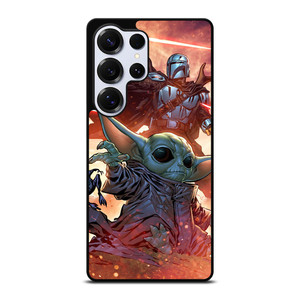 BABY YODA AND THE MANDALORIAN 2 Samsung Galaxy S26 Ultra Case Cover