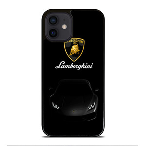 LAMBORGHINI BLACK iPhone 12 Mini Case Cover LAMBORGHINI BLACK iPhone 12 Mini Case Cover