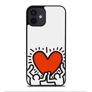 KEITH HARING LOVE 1 iPhone 12 Mini Case Cover KEITH HARING LOVE 1 iPhone 12 Mini Case Cover