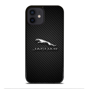 JAGUAR CARBON LOGO 2 iPhone 12 Mini Case Cover JAGUAR CARBON LOGO 2 iPhone 12 Mini Case Cover