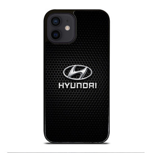 HYUNDAI METAL LOGO iPhone 12 Mini Case Cover
