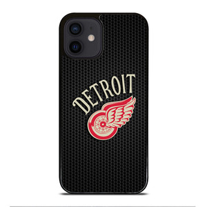 DETROIT RED WINGS METAL LOGO iPhone 12 Mini Case Cover DETROIT RED WINGS METAL LOGO iPhone 12 Mini Case Cover