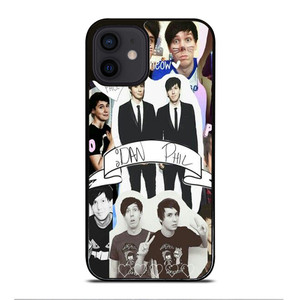 DAN AND PHIL COLLAGE iPhone 12 Mini Case Cover DAN AND PHIL COLLAGE iPhone 12 Mini Case Cover