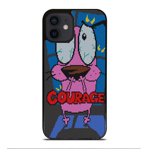COURAGE THE COWARDLY DOG SCARED iPhone 12 Mini Case Cover COURAGE THE COWARDLY DOG SCARED iPhone 12 Mini Case Cover