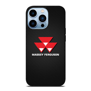MASSEY FERGUSON TRACTOR LOGO CARBON iPhone 13 Pro Max Case Cover