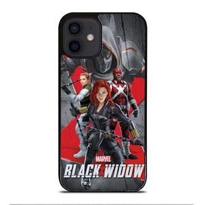 BLACK WIDOW AVENGERS HERO iPhone 12 Mini Case Cover