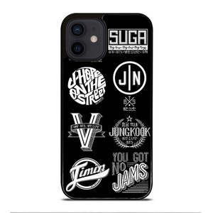 BANGTAN BOYS BTS KPOP LOGO iPhone 12 Mini Case Cover