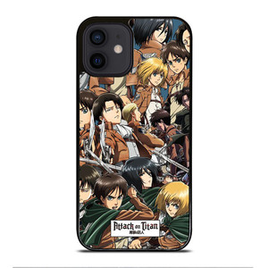 ATTACK ON TITAN ALL CHARACTER iPhone 12 Mini Case Cover ATTACK ON TITAN ALL CHARACTER iPhone 12 Mini Case Cover