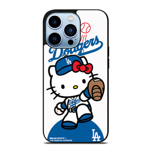 LA DODGERS HELLO KITTY 3 iPhone 13 Pro Max Case Cover