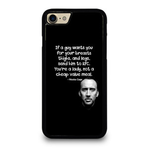 NICOLAS CAGE QUOTE iPhone 7 / 8 Case Cover