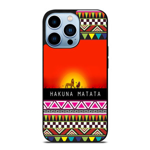 HAKUNA MATATA LION KING AZTEC 2 iPhone 13 Pro Max Case Cover