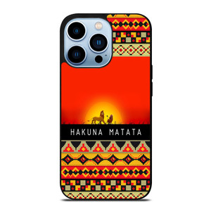 HAKUNA MATATA LION KING AZTEC 1 iPhone 13 Pro Max Case Cover