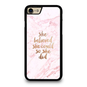 BELIEVE IN YOURSELF MARBLE iPhone 7 / 8 Case Cover