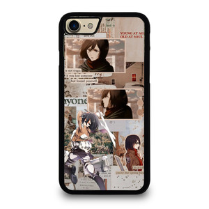ATTACK ON TITAN MIKASA ACKERMAN COLLAGE iPhone 7 / 8 Case Cover