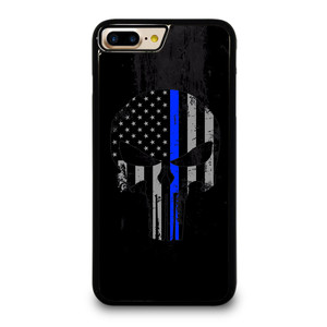 THIN BLUE LINE PUNISHER BLACK iPhone 7 / 8 Plus Case Cover