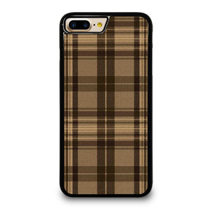 PLAID BROWN 1 iPhone 7 / 8 Plus Case Cover PLAID BROWN 1 iPhone 7 / 8 Plus Case Cover