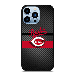 CINCINNATI REDS CARBON iPhone 13 Pro Max Case Cover